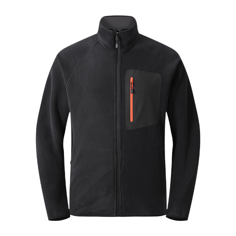Motion Fleece Jacket in Carbon black