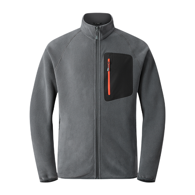 Motion Fleece Jacket in Graphite grey