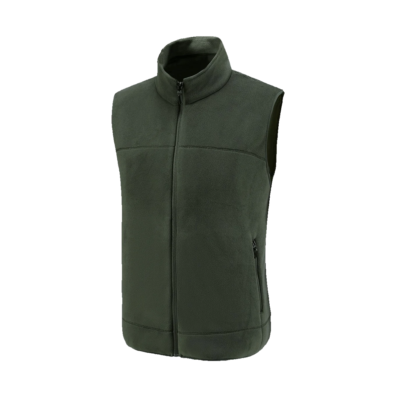Classic Pile Gilet in Deep forest