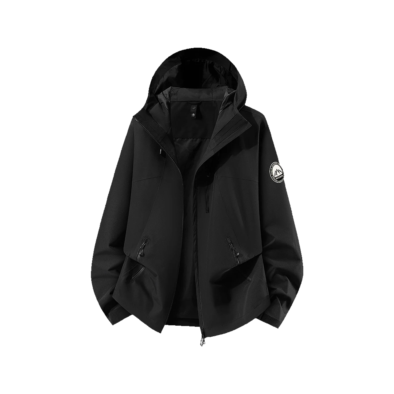 Moorland Shell in Carbon black