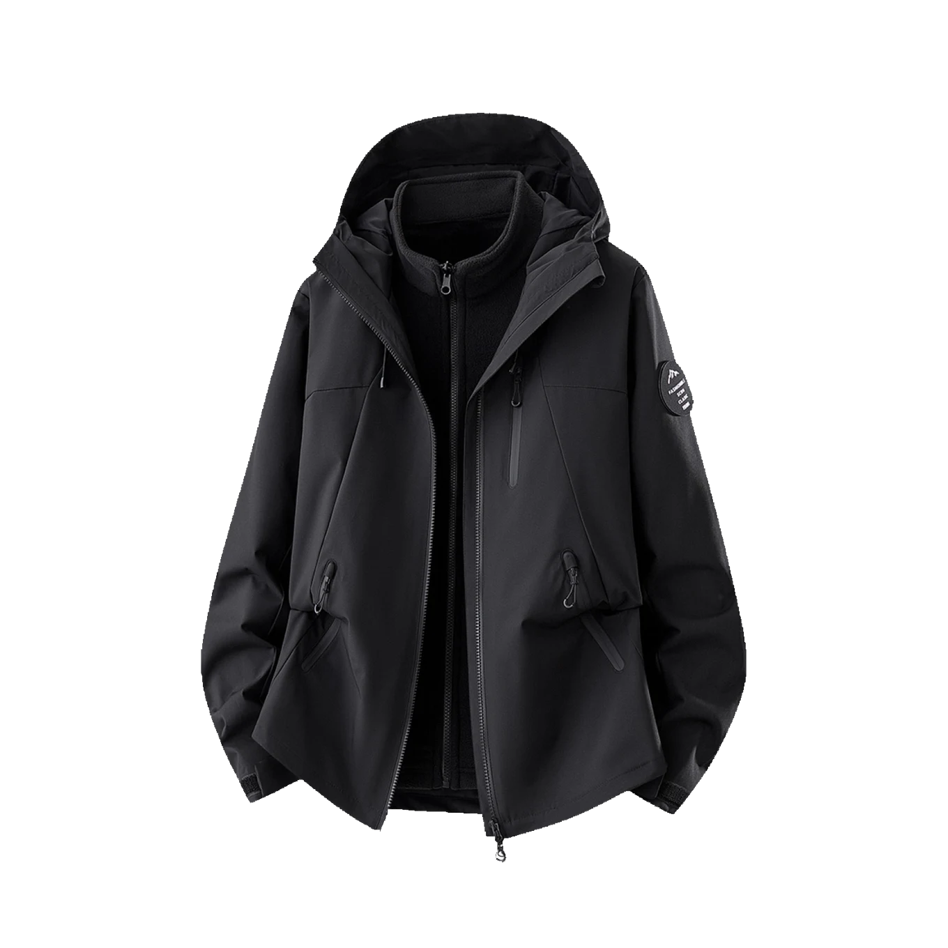 Summit Grid Shell in Carbon black