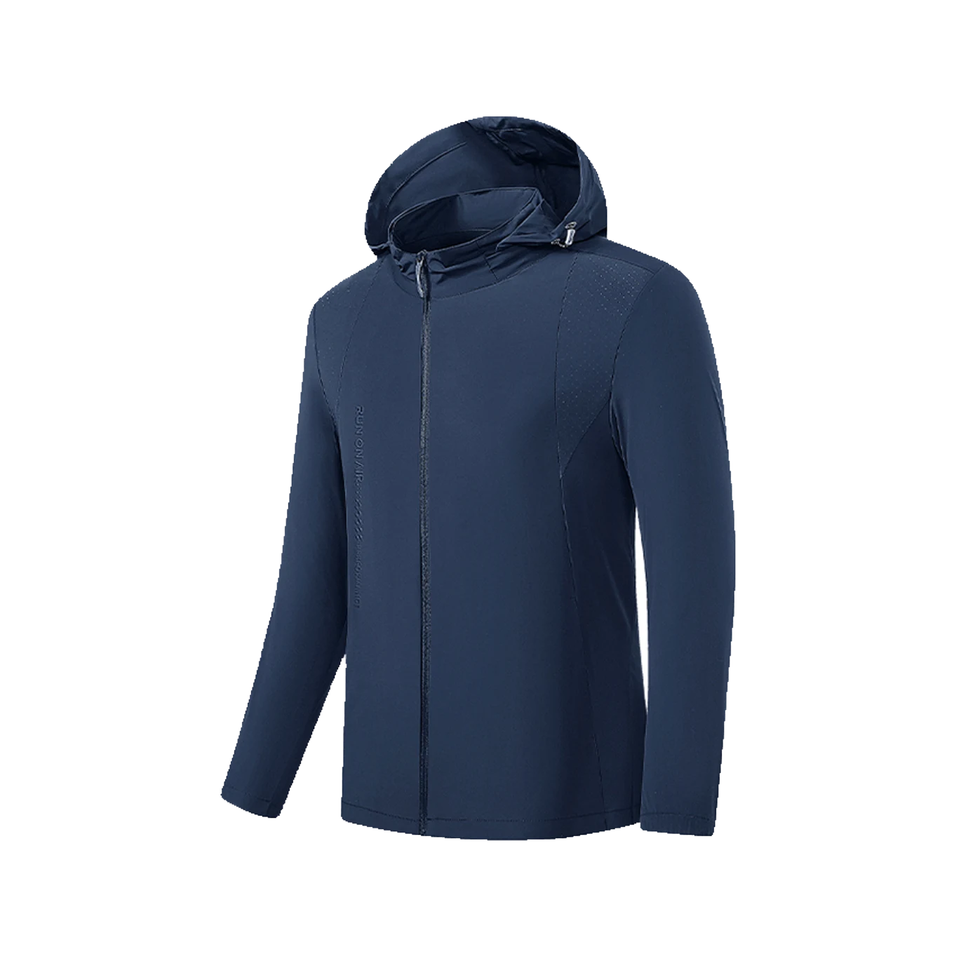 Trail Hooded Layer in Highland navy