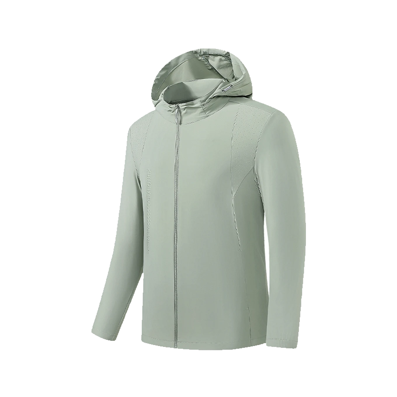 Trail Hooded Layer in Soft sage