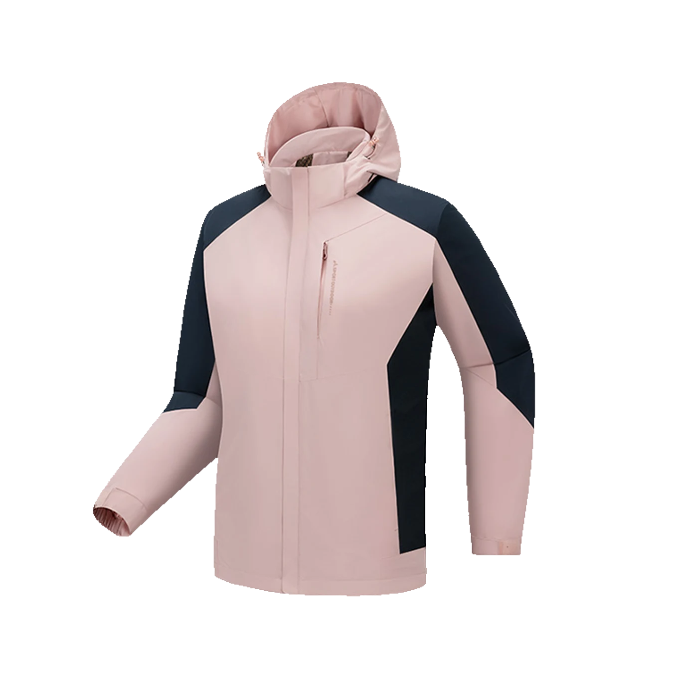 Traverse Panel Shell in Heather blush