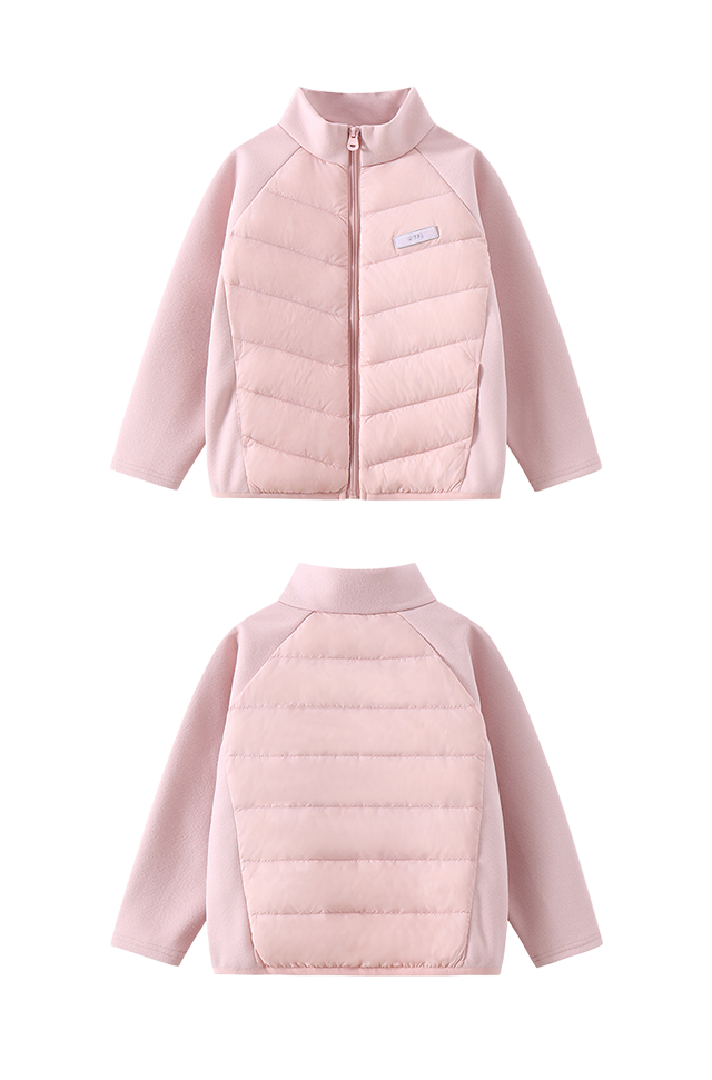 Packable Down Gilet in Heather pink