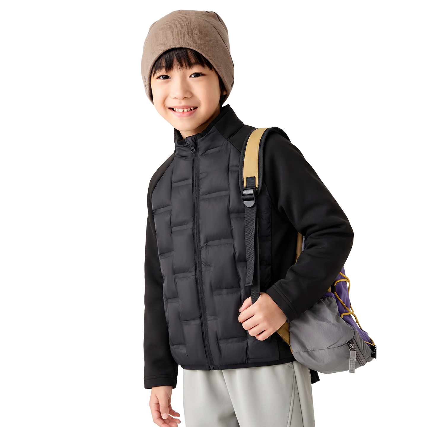 Motion Down Jacket in Carbon black