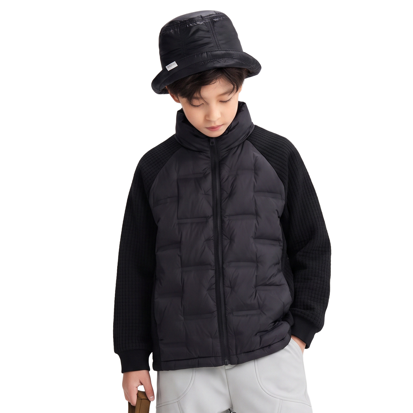 Dynamic Shell Down Jacket in Carbon black