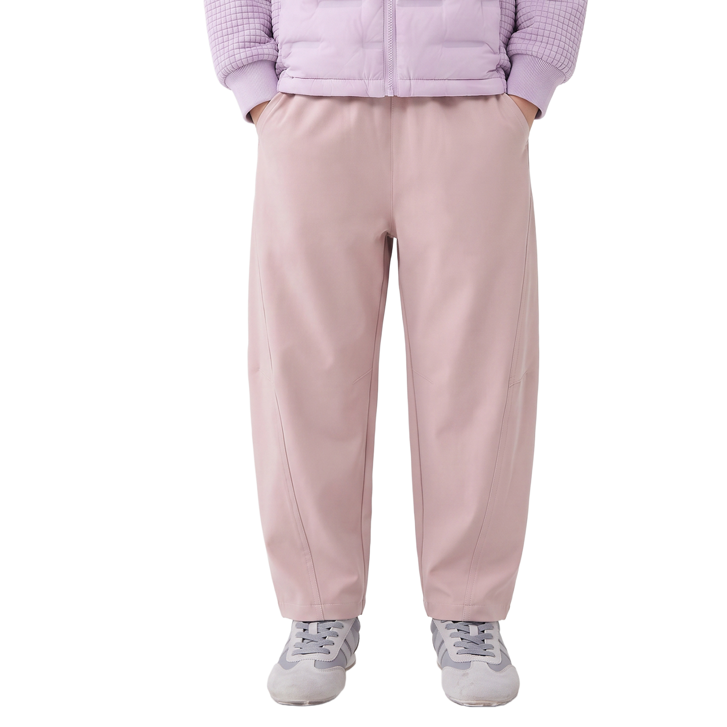 Sabre Casual Trouser in Heather pink