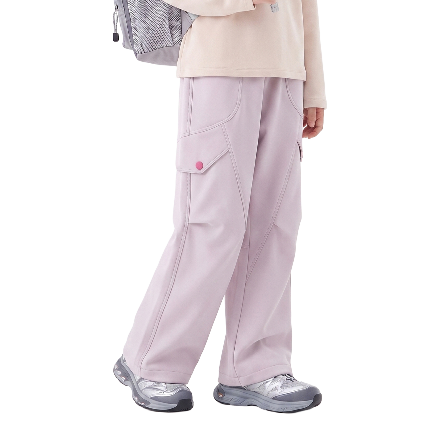 Utility Softshell Cargo in Heather pink