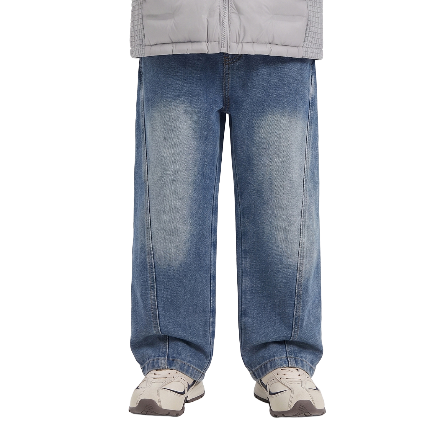 Straight Denim in Sky blue