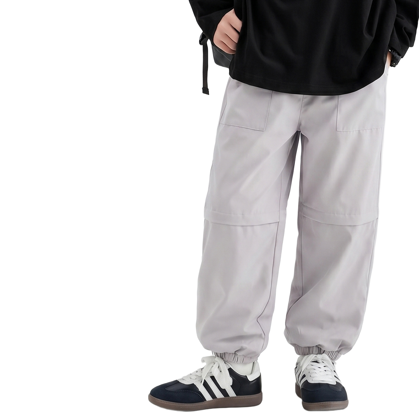 Insulated Everyday Trouser in Soft silver