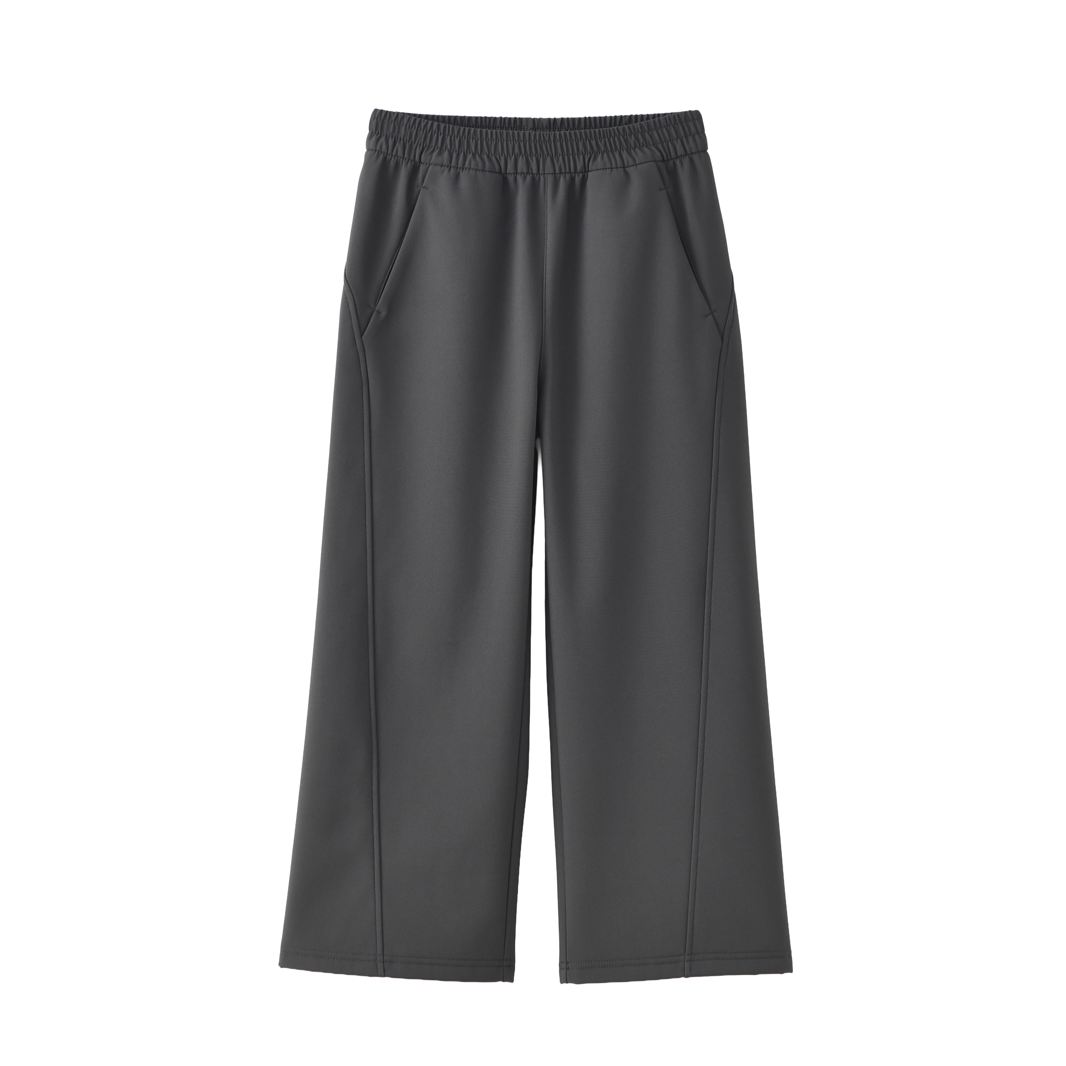 Wide-Leg Outdoor Trouser in Granite grey