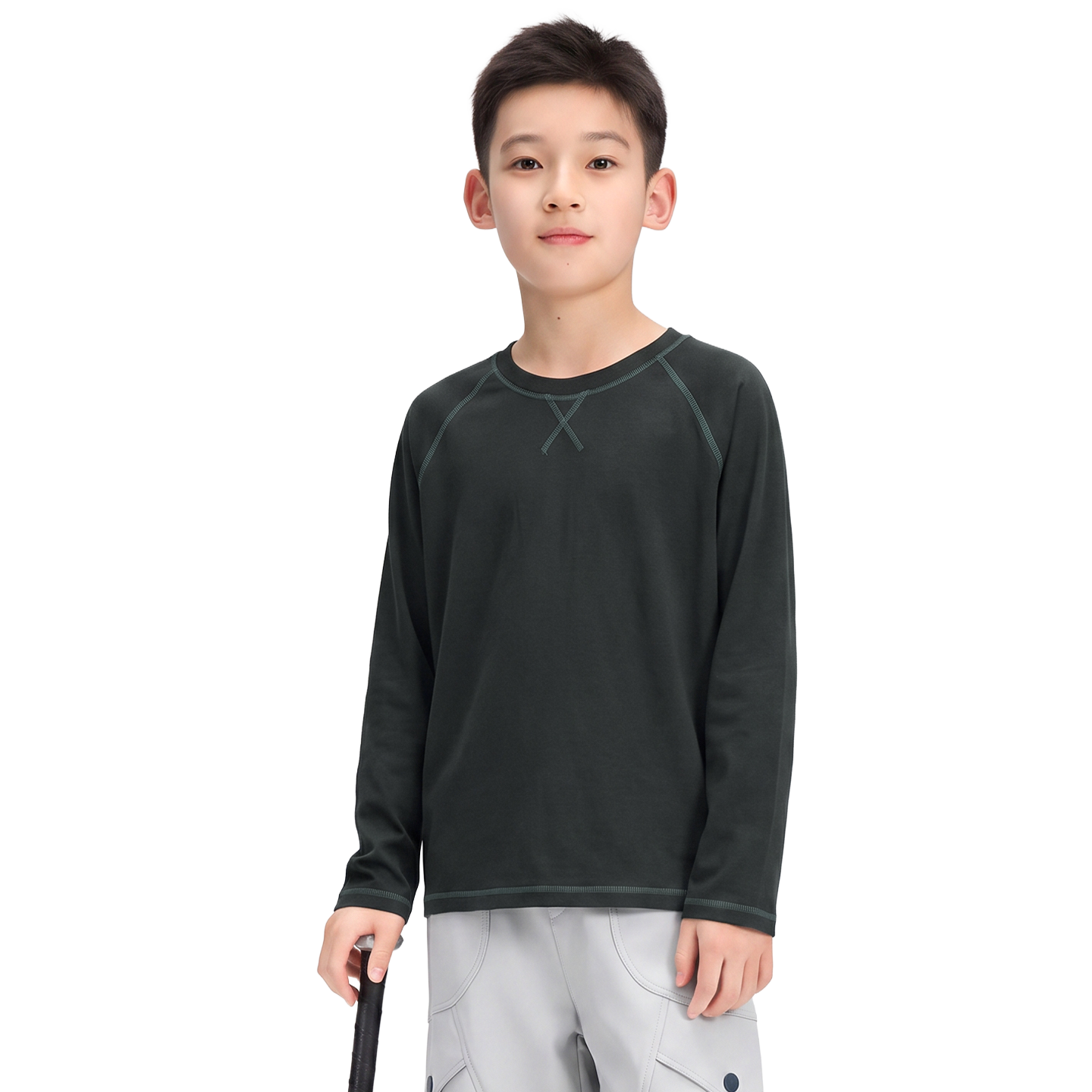 Lightweight Outdoor Tee in Granite grey