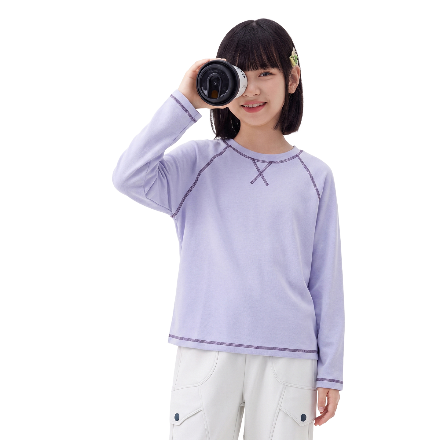 Lightweight Outdoor Tee in Mist violet