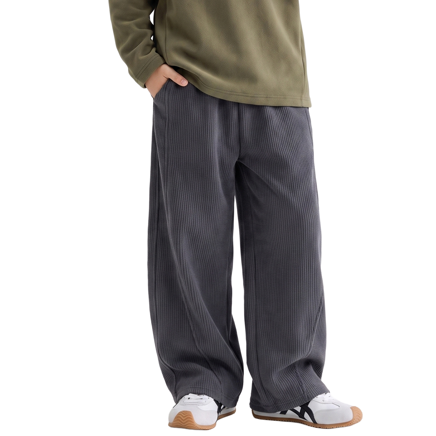 Warm Sabre Trouser in Granite grey